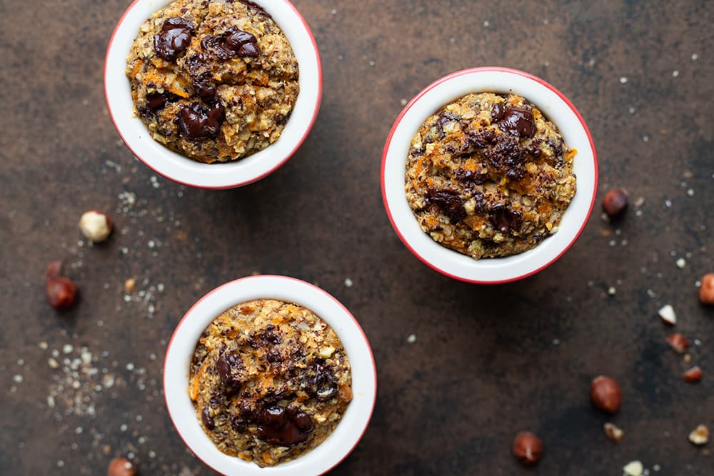 Porridge au four butternut chocolat