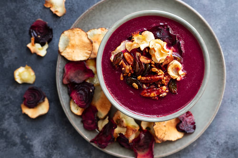 Soupe de betterave épicée