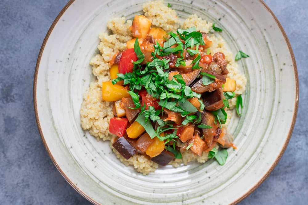 Caponata au quinoa