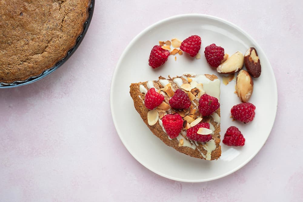 Pancake protéiné aux framboises