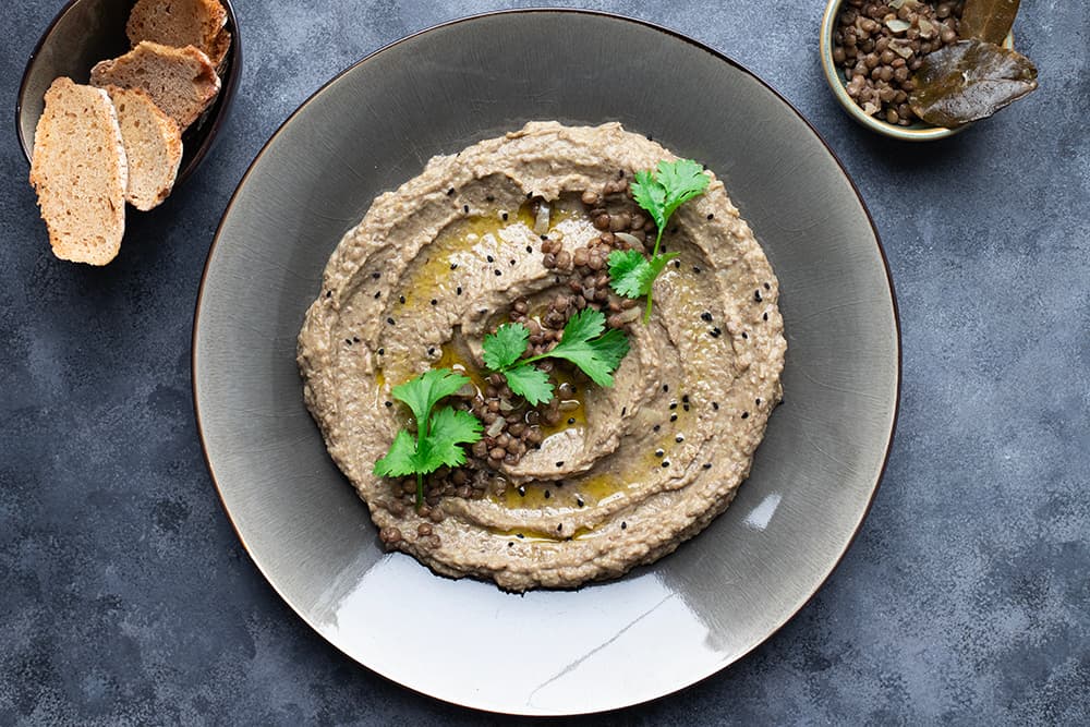 Crème de lentilles au chèvre