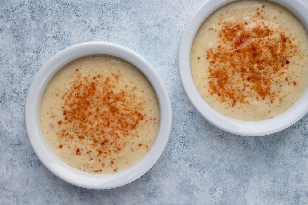 Crèmes vanille pas brûlées