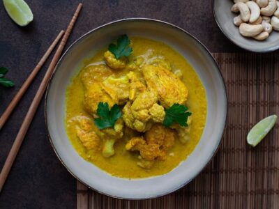 Curry de chou-fleur en deux versions