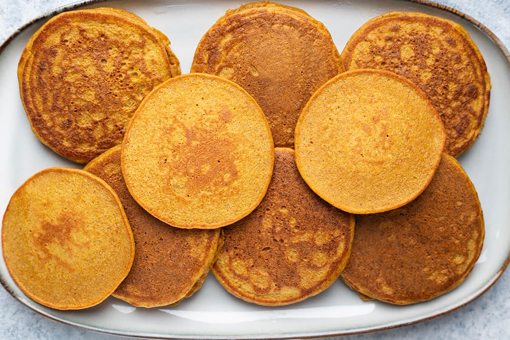 Pumpkin pancakes