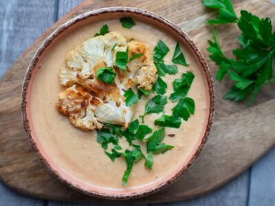 Velouté de chou-fleur au chorizo