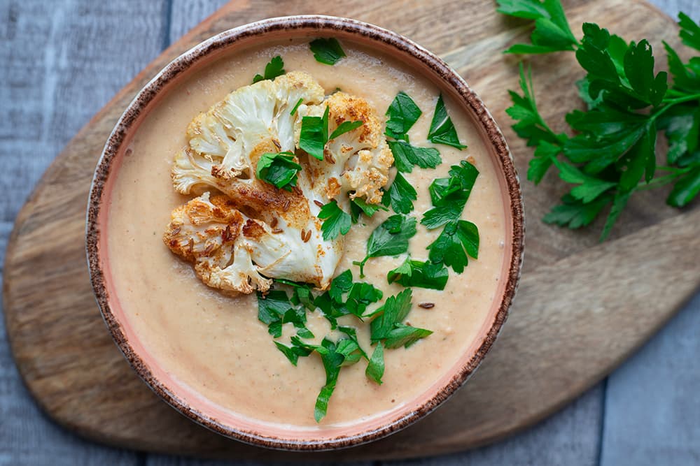 Velouté de chou-fleur au chorizo