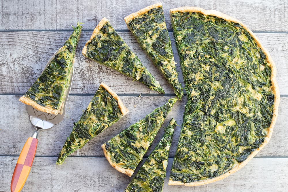 Tarte aux épinards